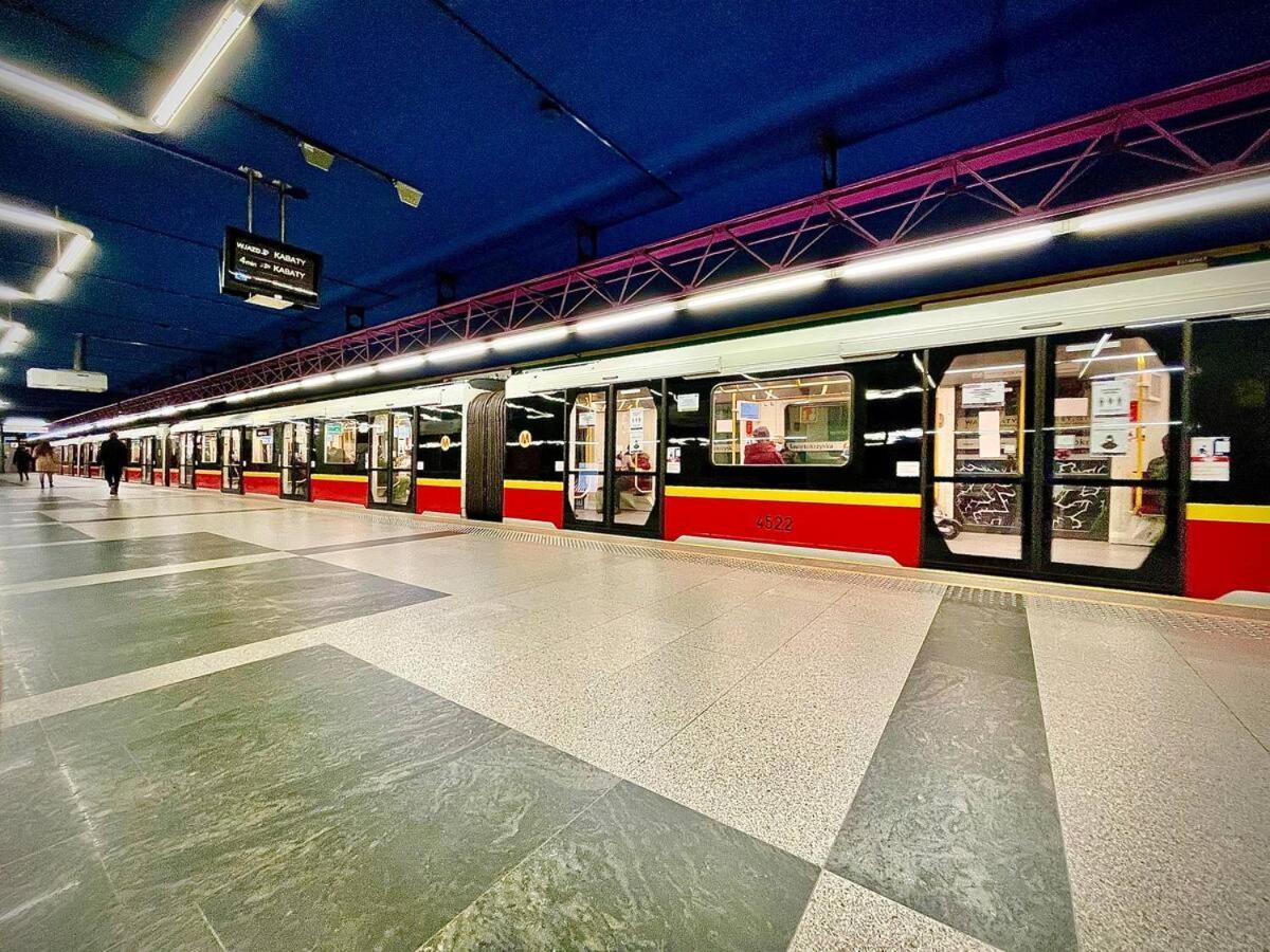 Super Apartament White Warszawa 2X Metro Scisle Centrum Wifi 300 Mbs New Exterior foto