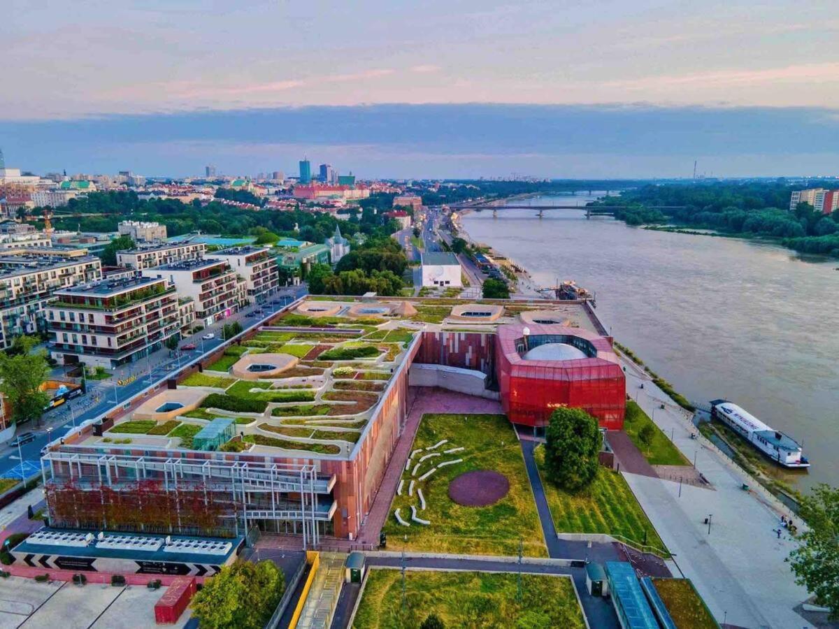 Super Apartament White Warszawa 2X Metro Scisle Centrum Wifi 300 Mbs New Exterior foto